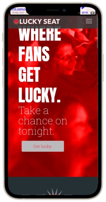 Lucky Seat CA Mobile App